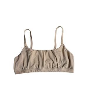 Skims Fits Everybody Scoop-Neck Bralette (Beige) - Large